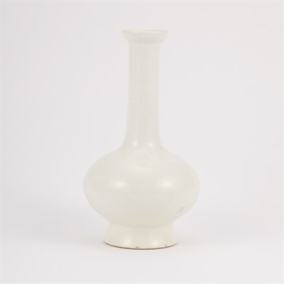 Lot 286 - Chinese White Glazed Porcelain Bottle Vase...