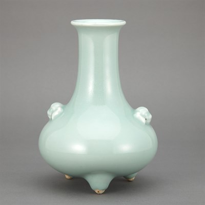 Lot 305 - Chinese Celadon Glazed Porcelain Vase 19th...