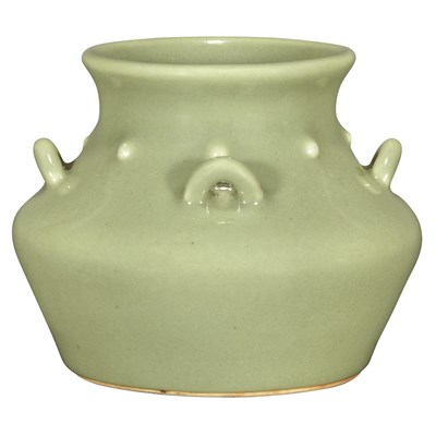 Lot 420 - Chinese Celadon Glazed Porcelain Jarlet Early...