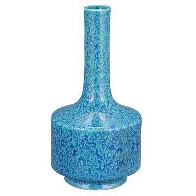 Lot 416 - Chinese Robin's-Egg Blue Glazed Porcelain Vase...
