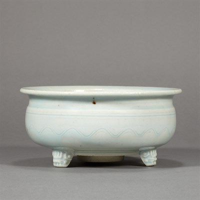 Lot 427 - Chinese Qingbai Type Censer Probably 19th...