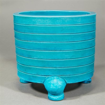Lot 392 - Chinese Turquoise Glazed Censer 18th Century...