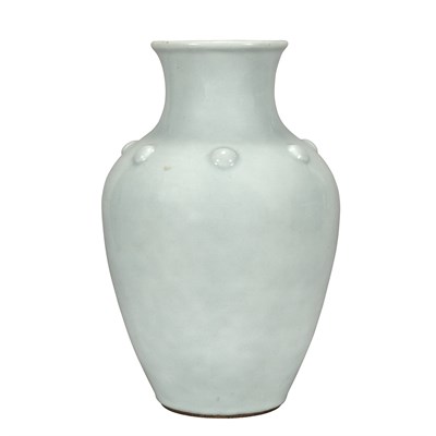 Lot 371 - Chinese Blue Glazed Porcelain Vase 19th...