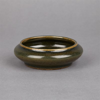 Lot 336 - Chinese Olive Green Glazed Porcelain...