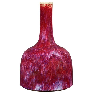 Lot 434 - Chinese Flambe Glazed Porcelain Vase 18th/19th...