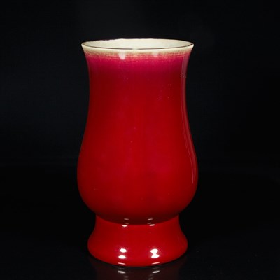 Lot 440 - Chinese Flambe Glazed Porcelain Vase 18th/19th...