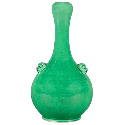 Lot 333 - Chinese Green Glazed Porcelain Vase 18th...