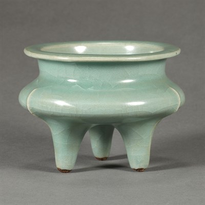 Lot 308 - Chinese Longquan Celadon Type Censer Diameter...
