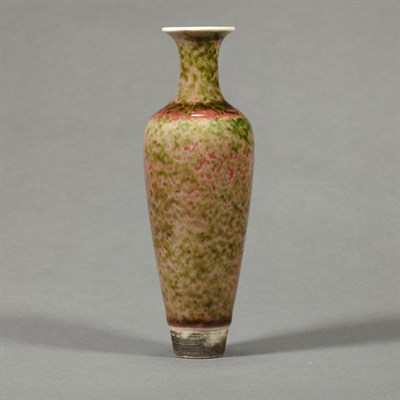 Lot 389 - Chinese Peachbloom Glazed Amphora Vase 19th...