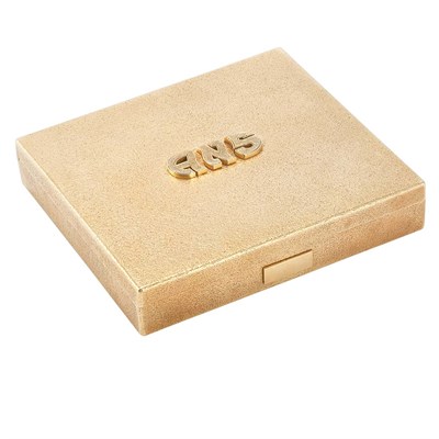 Lot 1170 - Gold Plated Gentleman's Dresser Box...