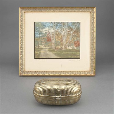 Lot 135 - Dutch Colonial Brass Box 18th/19th Century Of...