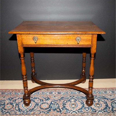 Lot 453 - Provincial English Oak Work Table Height 29...