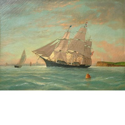 Lot 14 - American School 19th/20th Century Three Masted...