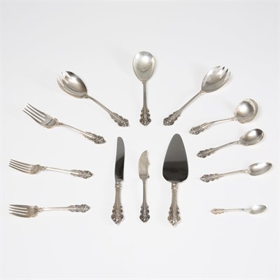 Lot 391 - Frank M. Whiting Sterling Silver Flatware...
