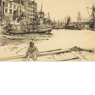 Lot 691 - James Abbott McNeill Whistler EAGLE WHARF (K....