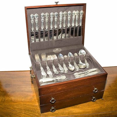 Lot 332 - Reed & Barton Sterling Flatware Service In the...