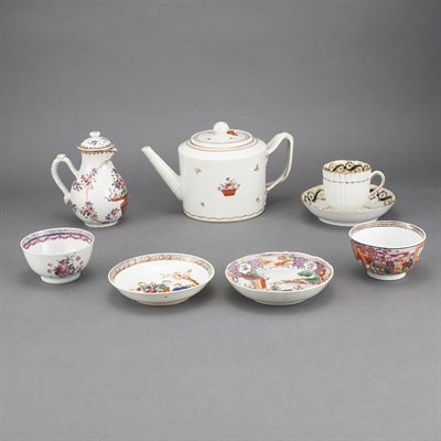 Lot 1248 - Group of Chinese Porcelain Tea Articles...
