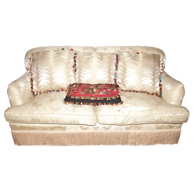 Lot 409 - Upholstered Sofa Length 66 inches.