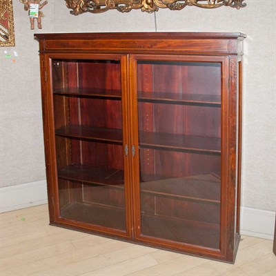 Lot 420 - Edwardian Mahogany and Satinwood Inlaid...
