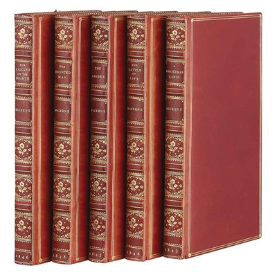 Lot 205 - DICKENS, CHARLES A set of the five Christmas...