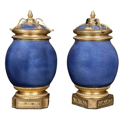Lot 188 - Pair of Regence Style Gilt-Bronze Mounted...