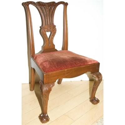 Lot 371 - Two Georgian Style Side Chairs