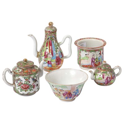 Lot 224 - Group of Thirteen Chinese Rose Medallion...