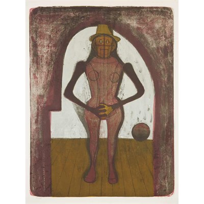 Lot 539 - Rufino Tamayo FEMME AU COLLANT ROSE (P. 116)...
