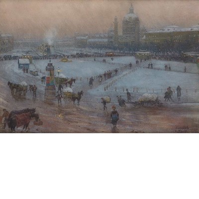 Lot 79 - Carl Pippich Austrian, 1862-1932 Carlsplatz...
