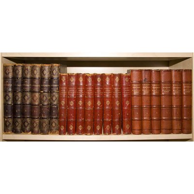 Lot 490 - [FINE BINDINGS] Group of approximately twenty...