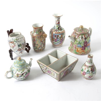 Lot 510 - Group of Chinese Rose Medallion Porcelain...