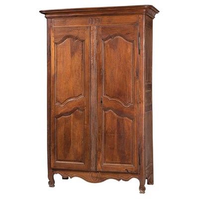 Lot 184A - Provincial Louis XV Fruitwood Armoir The...