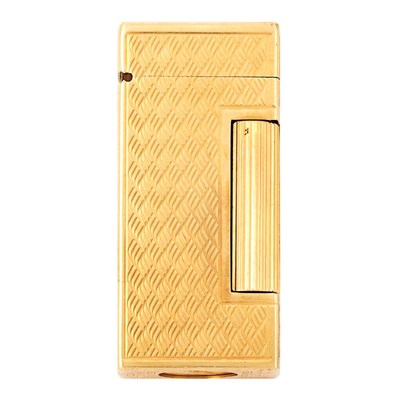 Lot 186 - Gold Cigarette Lighter, Dunhill