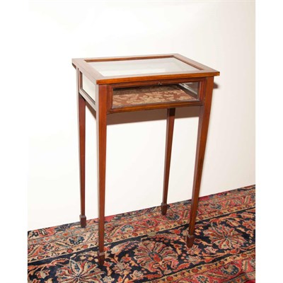 Lot 412 - Edwardian Style Satinwood Inlaid Mahogany...