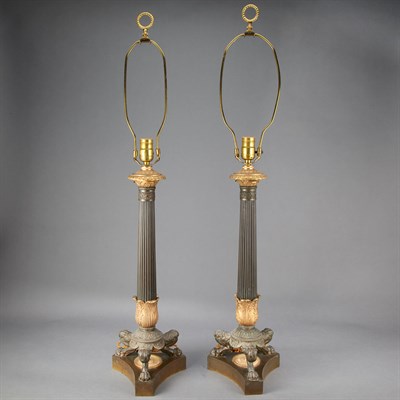 Lot 1438 - Pair of Louis Philippe Style Gilt and...