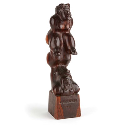 Lot 5 - Chaim Gross American, 1904-1991 Acrobats...
