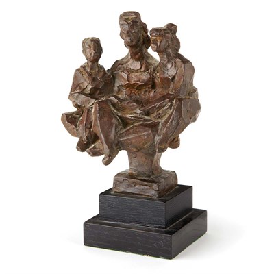 Lot 2 - Chaim Gross American, 1904-1991 Mother Reading...
