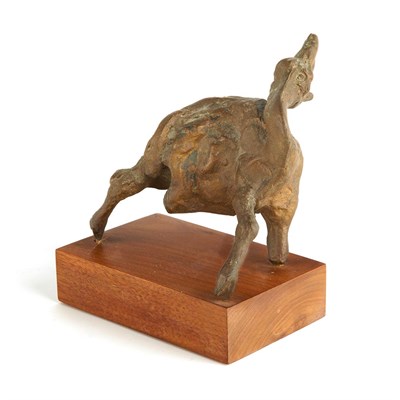 Lot 77 - Jack Zajac American, b. 1929 Bound Goat Signed...