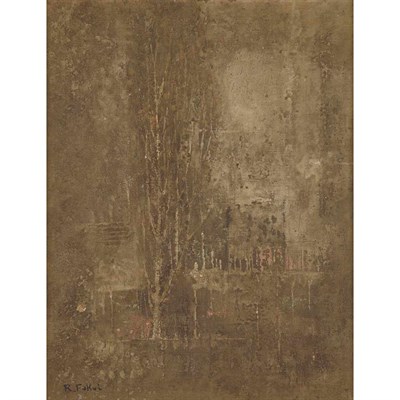 Lot 52 - Ryonosuke Fukui Japanese, 1924-1986 Trees...