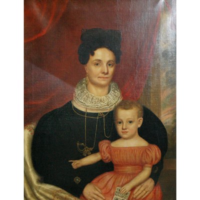 Lot 4 - Attributed to William Hillyer Mother and Child...