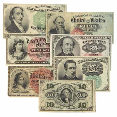 Lot 292 - United States Fractional Currency Group Lot of...