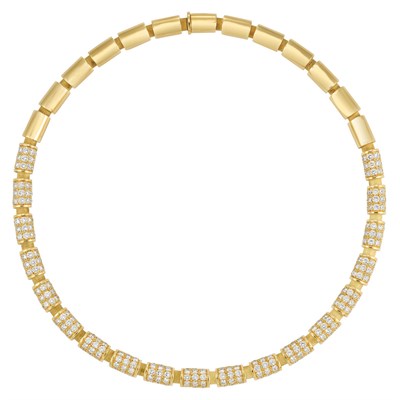 Lot 410 - Gold and Diamond Necklace, Mauboussin