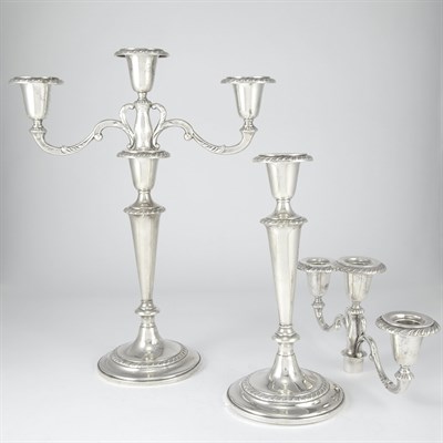 Lot 1361 - Pair of American Sterling Silver Convertible...