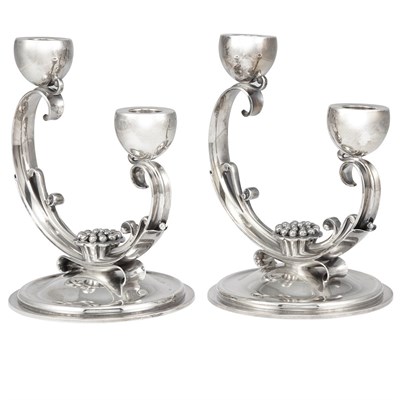 Lot 240 - Holger Rasmussen Danish, 20th century Pair of...