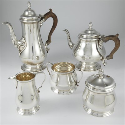 Lot 1294 - Assembled American Sterling Silver Five-Piece...