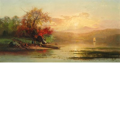 Lot 24 - Arthur Parton American, 1842-1914 Autumn...