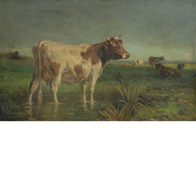 Lot 26 - Robert Atkinson Fox American, 1860-1935 Cows...