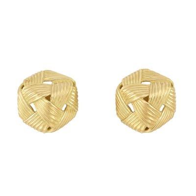 Lot 19 - Pair of Gold Earrings, Angela Cummings