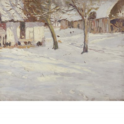 Lot 342 - George Oberteuffer American, 1878-1940 Winter...