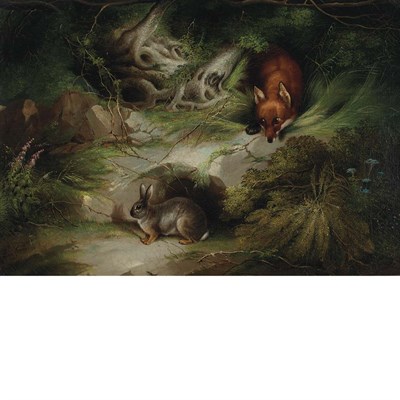 Lot 104 - Juan Currie American, 19th Century The Fox and...